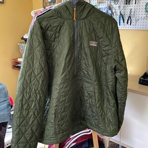 LL Bean Katahdin Insulated Pullover Anorak XL